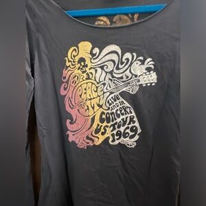 Lucky brand of the shoulders band long sleeves size medium